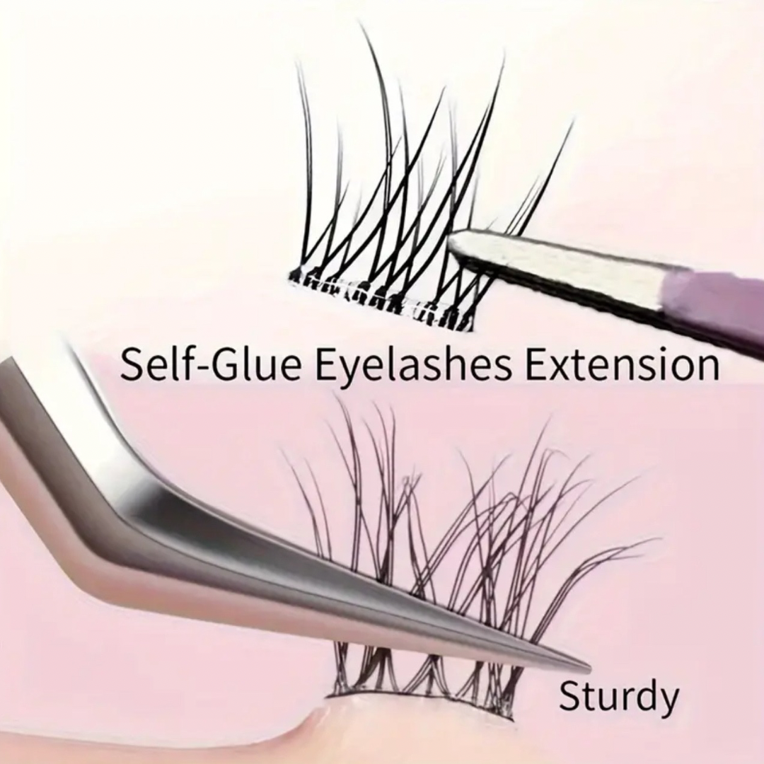 Giali Beauty DIY Brown Cluster Press On Lashes - Giali Beauty