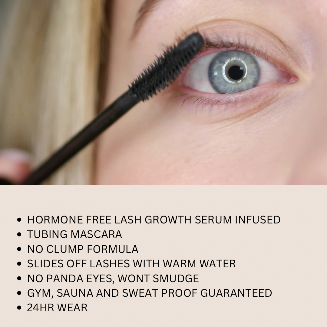 Giali Beauty Lash Growth Serum Infused Tubing Mascara Black - Giali Beauty