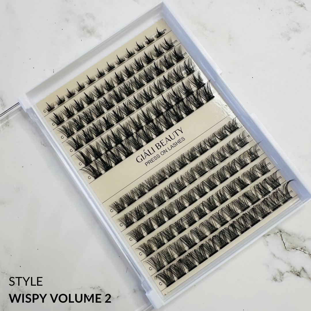 Giali Beauty Black Press On Lashes DIY Value Pack - Giali Beauty