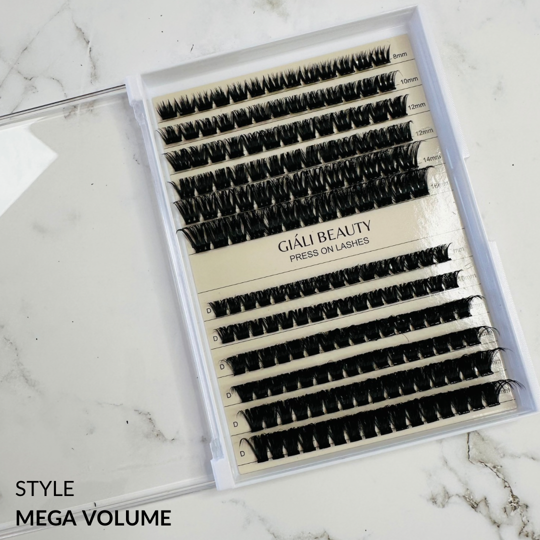 Giali Beauty Black Press On Lashes DIY Value Pack - Giali Beauty