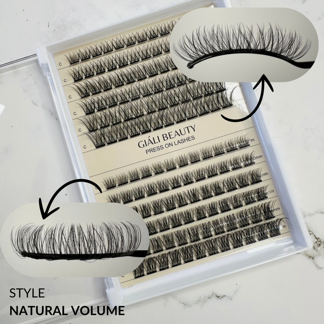Giali Beauty Black Press On Lashes DIY Value Pack - Giali Beauty
