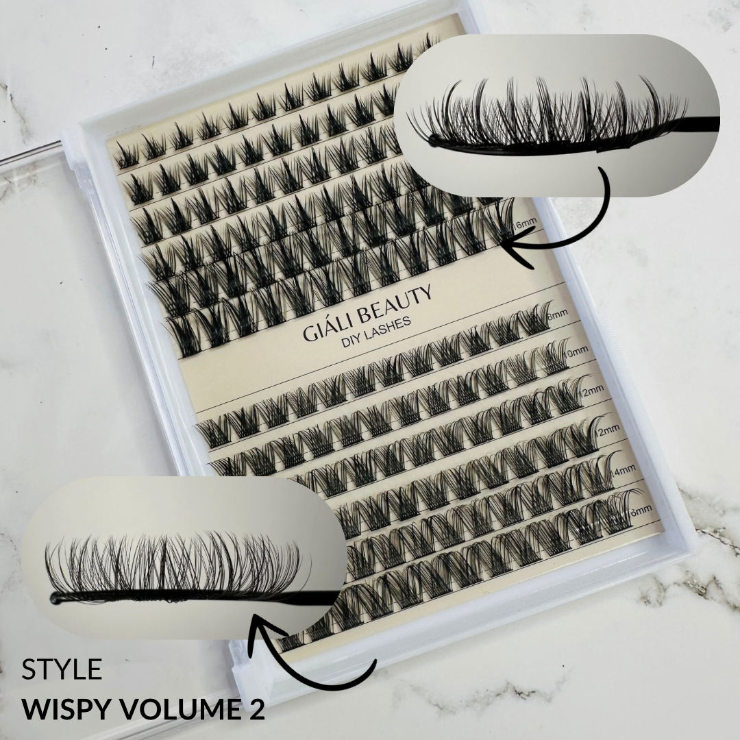 Giali Beauty DIY Bond Required Cluster Lash Kits - Giali Beauty