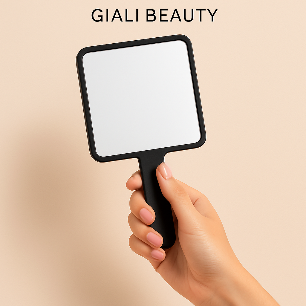 Giali Beauty Handheld Square Mirror