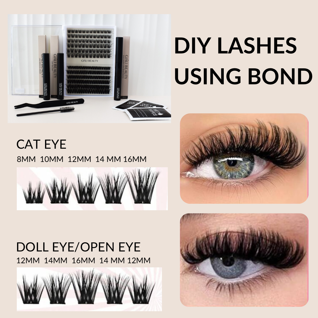 Giali Beauty DIY Bond Adhesive Required Lash Trays Value Pack - Giali Beauty