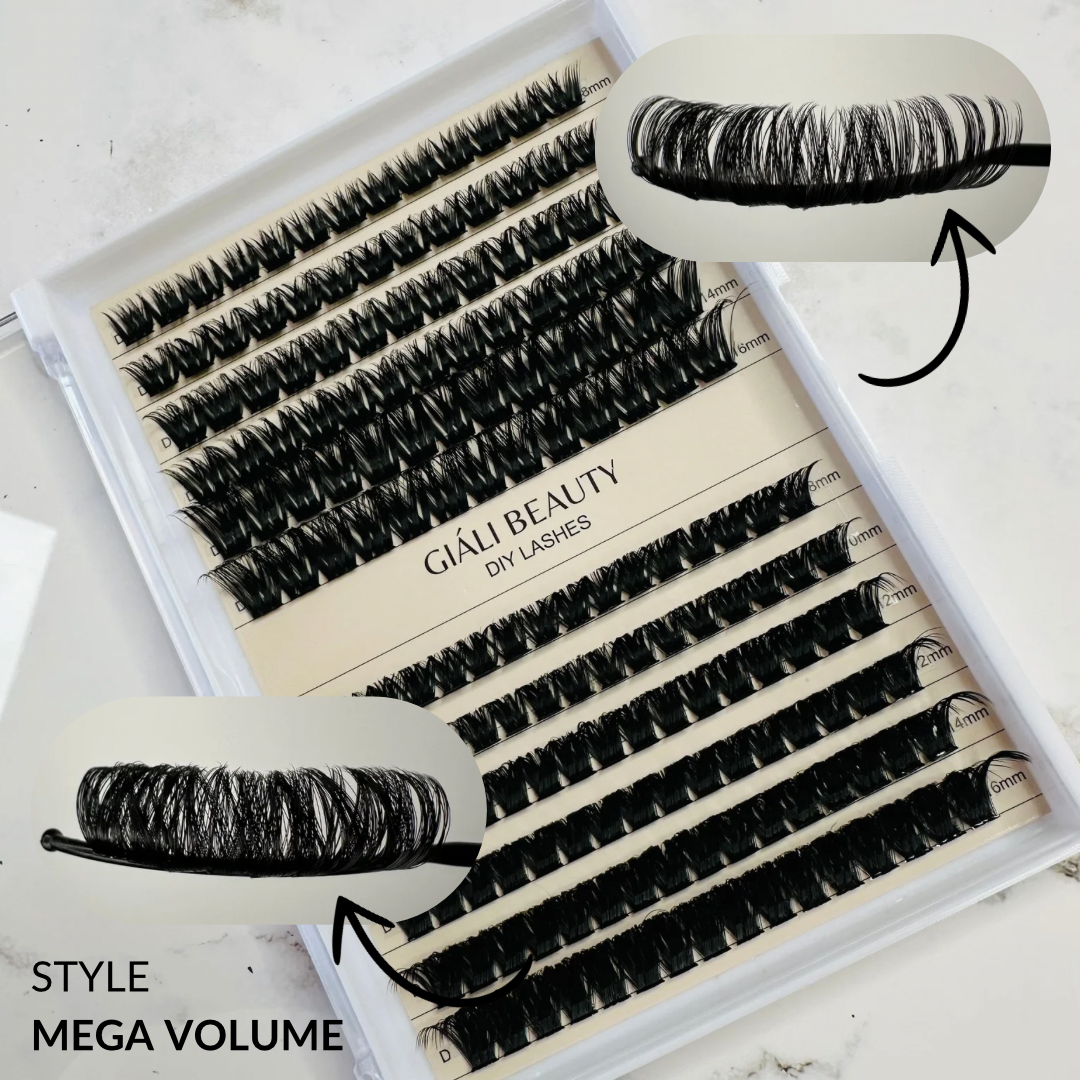 Giali Beauty DIY Bond Required Cluster Lash Kits - Giali Beauty
