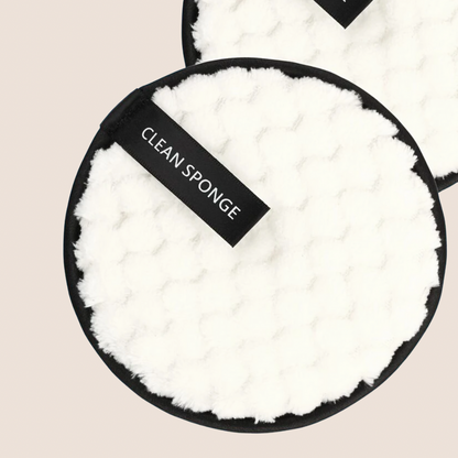 Clean Sponge Reusable Makeup Remover Pads 3 Pack