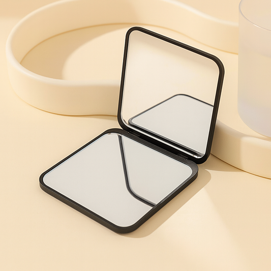Giali Beauty Compact Folding Mirror Black