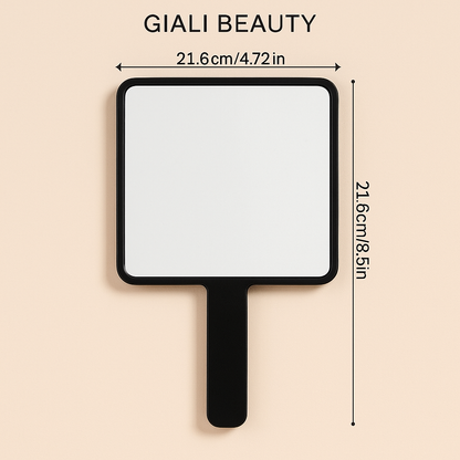 Giali Beauty Handheld Square Mirror
