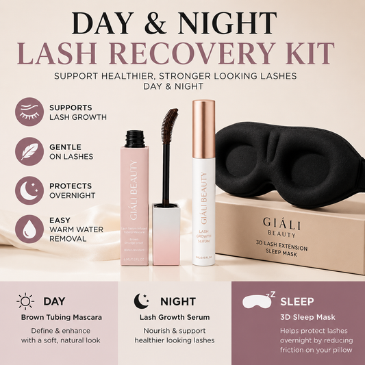 Day & Night Lash Recovery Kit | Lash Growth Serum, Tubing Mascara & Sleep Mask